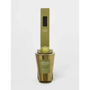 Midnight Tea Leaves Luxury Reed Diffuser 6.1 Fl Oz With 8 Reeds Herb & Refined